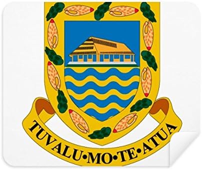 Тувалу Океанија Национален Амблем Крпа За Чистење Екран За Чистење 2 парчиња Велур Ткаенина
