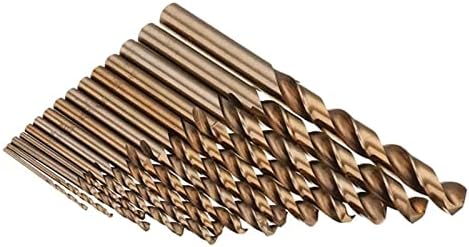 Планински мажи ТВИСТ ДИСТ 15 парчиња 1,5-10мм M35 HSS-CO кобалт пресврт Држејќи го целиот алатки за метални метални метални алатки за