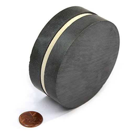 Магнети на керамички диск C8 DIA 3x0.5 Тешки феритни магнети 4-броеви за магнетна терапија, наука, образование и терапевтски магнет