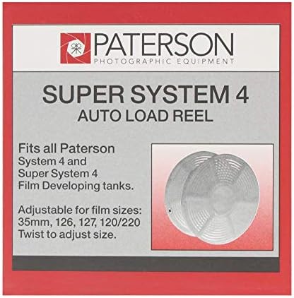 Патерсон 119 Прилагодливо Пластично Автоматско Оптоварување 35мм, 126, 127, 120 и 220 филм за развој На Ролна