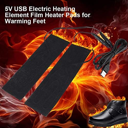 5V USB подлога за греење, електрична крпа за греење на јаглеродни влакна за греење, подлога за затоплување на нозете, може да се користи