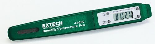 Екстех 44550 Џеб Влажност/Температура Пенкало, Зелена