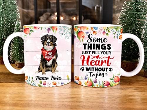 Прези Персонализирана Бернез планинска патувања кафе чаша куче мама чаши за роденденски подарок за мајки за жени миленичиња lубовник