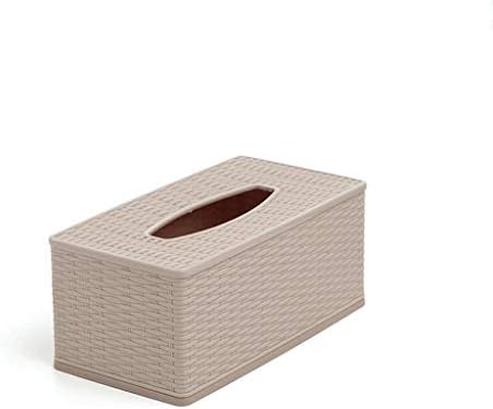 LDELS Модерна квадратна пластична хартија за покривање на кутијата на лицето на лицето за бања за суета на бања, гардероби за спални