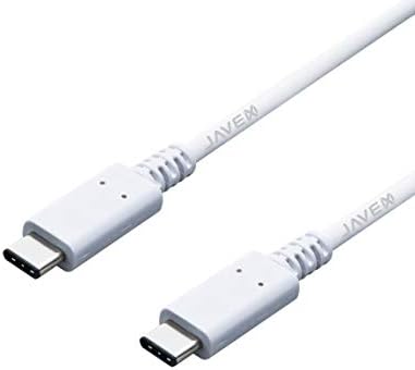 JAVEX [USB-АКО Е Сертифициран, 100W/5A, Е-Маркер USB C До USB C Податоци/Кабел За Полнење За MacBook, Лаптопи И Паметни Телефони, 6 FT[1,8