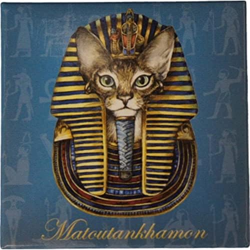 Matutankhamon 94017mg Tutankhamon Cat Magnet Chats Enchantes