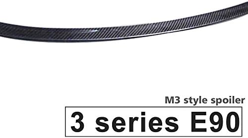М3 стил јаглеродни влакна заден багажникот спојлер крило за бмв 3 серија Е90 4 врата седан 320и 325и 328и 2004-2013