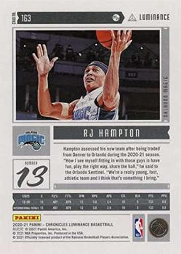 2020-21 Панини Хроники 163 RJ Hampton RC Rookie Orlando Magic NBA кошаркарска трговска картичка