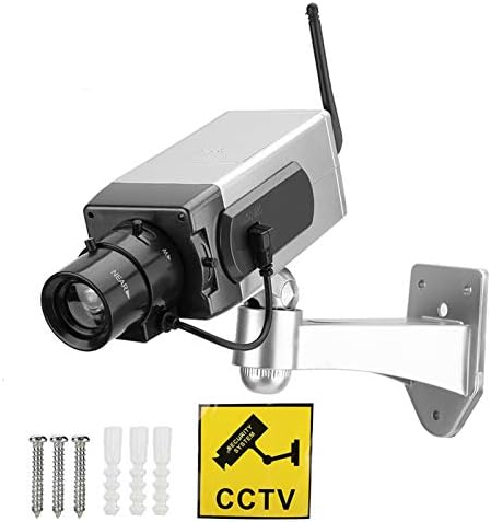 Безбедносна камера, симулирана безбедност на надзорот безбедност на отворено симулација на електрична енергија лажна кукла камера безбедност CCTV LED светкаво светл
