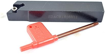 1PCS SDACR 1616H11 легура челик CNC LATH LATHE EXCIRCLE држач за алатки за вртење здодевна лента за DCMT11T3, дијаметар на Шанк 1616 мм,