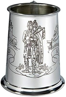 Вентворт Питер - 1 Пинта Шкотска Калај Танкард, Пиво Кригла