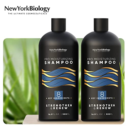 Yorkујорк биологија про навлажнувачки шампон 16 мл - бесплатен шампон за сулфат за коса третирана во боја и суво оштетена коса -