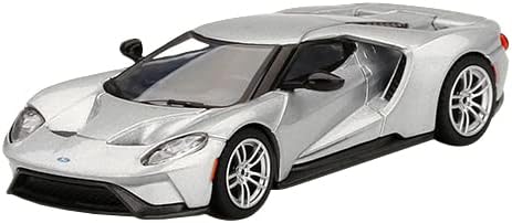 Truescale Miniatures GT Ingot Silver Metallic Limited Edition на 2400 парчиња ширум светот 1/64 Diecast Model Car со вистинска скала минијатури