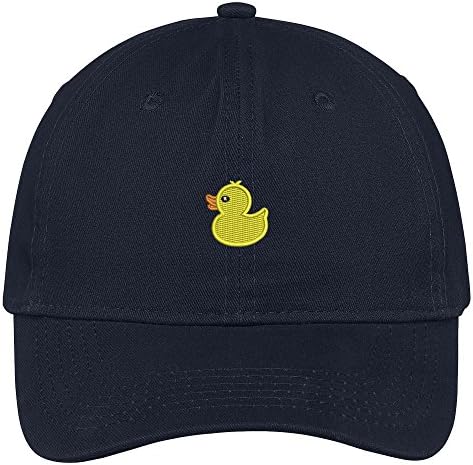 Трендовски продавница за облека Мала патка извезена мека памук со низок профил тато капа за бејзбол капа
