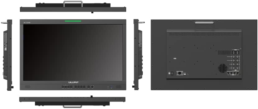 Liliput Q24-VBP со случајот за носење 10bit 23,6 инчи 12G-SDI професионално радиодифузно производство на студио монитор 12G SDI и 12G-SFP Влез