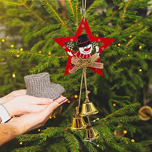 Дрвени Божиќни украси Додатоци за новогодишни украси со украси со лакови
