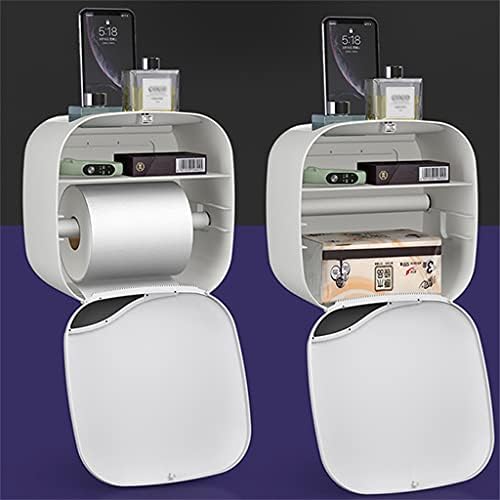 Lyид, монтиран за тоалетна хартија, водоотпорна цевка за садови за тоалети за складирање на хартија