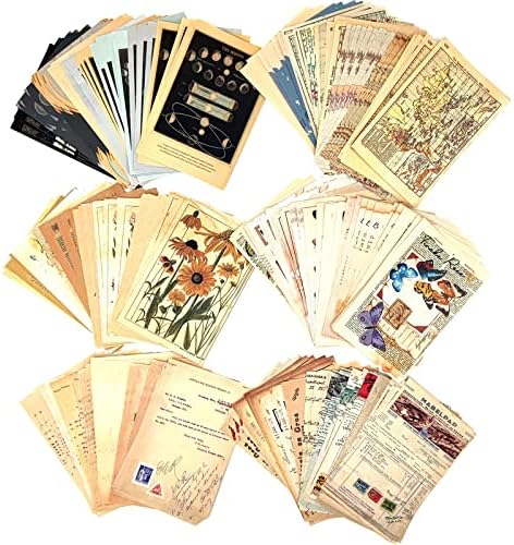 360 листови хартија за записи, гроздобер списание за списоци со естетско декоративно занаетчиско хартија за списанија за куршуми