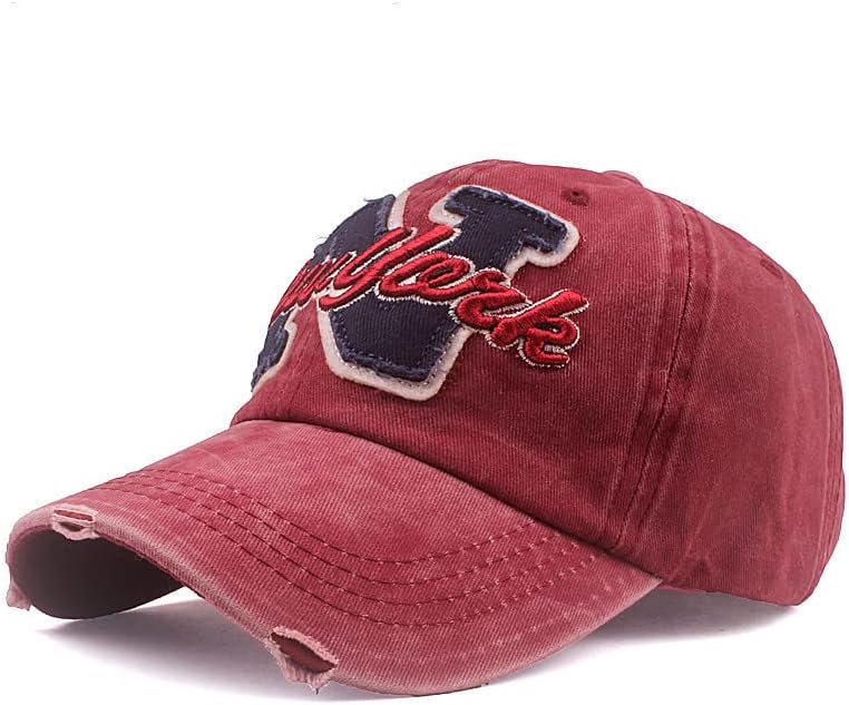 Измиен тексас Newујорк Бејзбол капа Гроздобер тато памук Сонце капа на камиони прилагодливи унисекс капи за мажи жени