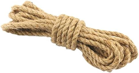 0,31 инчи 8мм природен јута коноп јаже дома декорација DIY занаетчиски кабел плетенка јаже рака јаже природни занаети