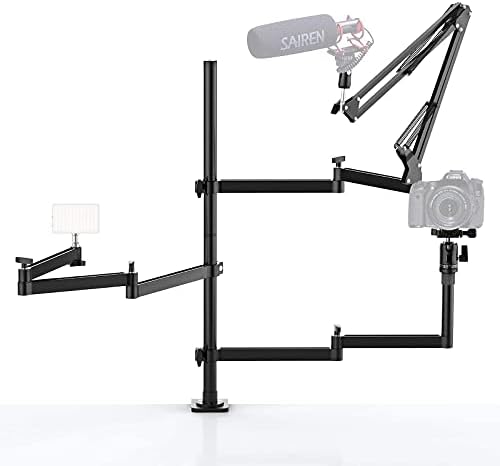 Pictron Ulanzi Multi-Arm Camera Mount + Vijim LS08 Флексибилен надземен Монт Монт