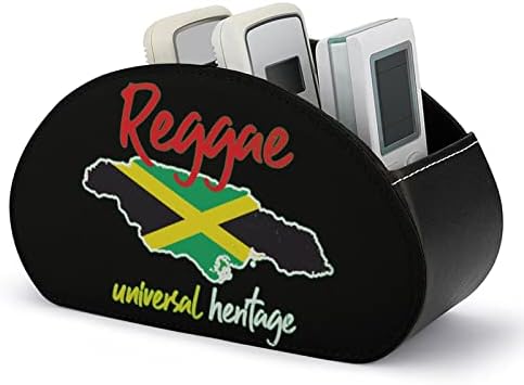 Реге Јамајка корени Музичка мапа на знамето на далечински управувач на кожата на кожа за канцелариски материјали за далечински контролер
