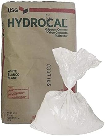USG Hydrocal White Gypsum Cement 2,5 lbs - обликување и фрлање и шупливо и цврсто. Добра големина за мали проекти