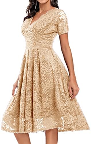 HDGTSA есен и зимска венчаница фустан ретро тенок дами формални фустани чипка мрежа фустан со два парчиња со долг ракав со долг ракав