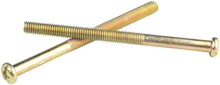 2 парчиња M6*105мм Филипс завртка за завртка на вкрстена жлеб, тркалезна глава, завртка за завртка машина за нокти, јаглерод челик, боја