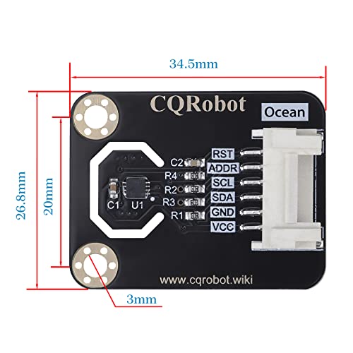CQRobot Океан: Sts35 Температура Сензор Компатибилен Со Arduino И Малина Пи, Плус Или Минус 0.1 Степен Целзиусови Температура Грешка. За Индустриско Производство, Земјоделств