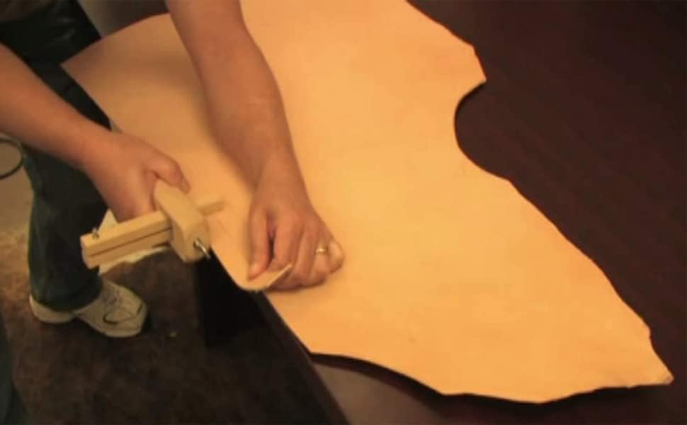 Професионална прилагодлива кожна лента за сечење кожа, алатка за сечење на рацете со лопати со лопати, алатки и материјали