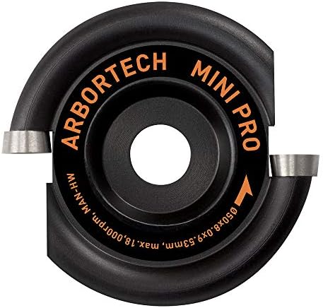 Arbortech Mini Pro | Dish 50mm карбид дрво резба за резба за Arbortech Mini Carver | Min.fg.630