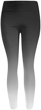 Хелеги за јога со високи половини панталони Панталони затегнати графички панталони за задник на глуждот за тренингот за пешачење