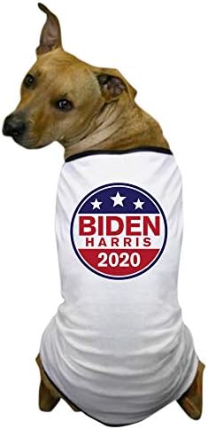 Cafepress Biden Harris за претседател 2020 година маица за кучиња маица, облека за домашни миленици, смешна костум за кучиња
