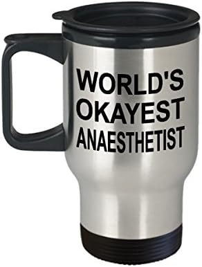 Анестезиолог Кафе Патување Кригла Најдобро Смешно Уникатен Анестезиолог Чај Чаша Совршена Идеја За Мажи Жени Светови во ред анестезиолог