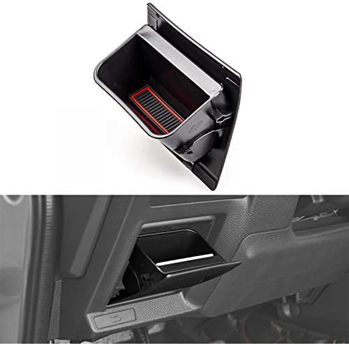 Carqiwireless Enterior ABS ABS Black Fuse Box Coniton Container Внатрешна лента за складирање компатибилен со Subaru XV Crossstrek Forester Outback Legacy Impreza WRX STI додатоци