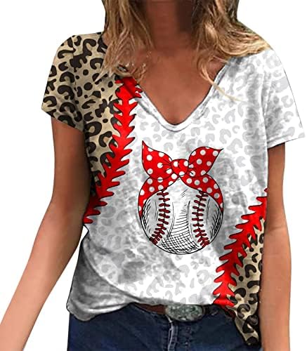 Суви технолошки кошули женски женски ливчиња врвови против вратот кратки ракави бејзбол кошули женски графички долг ракав Т.