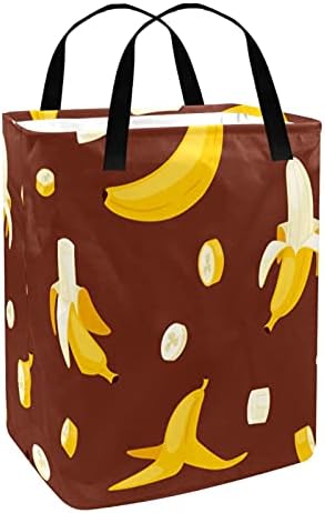 Кошница за складирање на банана, големи алишта за перење со рачки што може да се склопуваат за складирање за детска просторија, спречувач