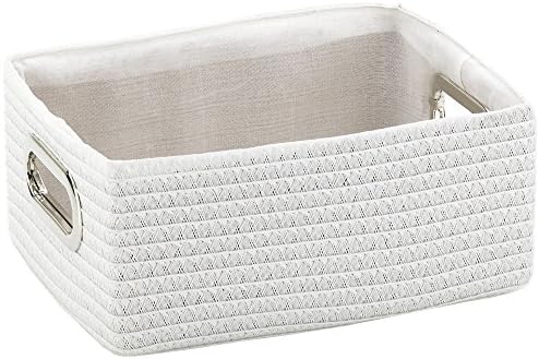 Kela Basket Rimossa 28x20x12cm PP пластика во бела боја, 28 x 20 x 12 cm