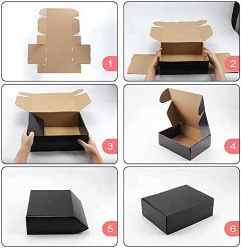 Hoikwo средни кутии за испорака за испраќање пакување за испорака, брановидни картонски кутии за пакување мал бизнис,