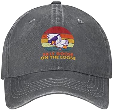 Смешна гуска капа глупоста гуска на лабава бејзбол капа камионџија смешна тато капи за мажи жени