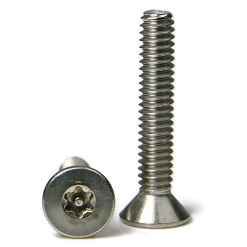 Torx w/pin Tamper Доказ за безбедност на рамна капаче за рамен капа 18-8 не'рѓосувачки челик-12/24 x 3/4 QTY-1000