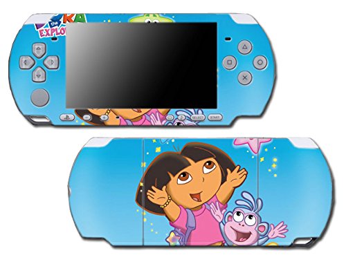 Dora The Explorer Bankpack Boots Map Iguana Diego Video Game Vinyl Decal Sking налепница за налепница за Sony PSP PlayStation Protable