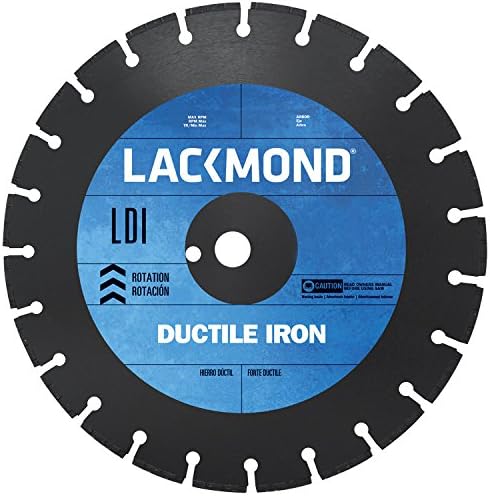 Leakmond LDI121251 12-инчен сегментирано сечило за дијаманти за сечење на цевка од железо