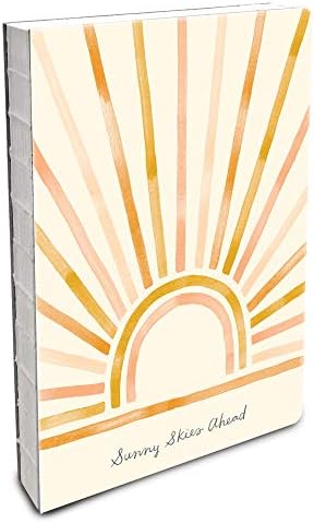 Средно деконструирано списание од Студио О! - Сончево небо напред- 6,5 x 8.25 тврд тетратка со уметнички дела со целосна боја,