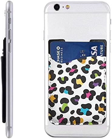 Кафеава крава печати 21-1 мобилна телефонска картичка Ходер ракави Пу кожа за задниот дел на iPhone