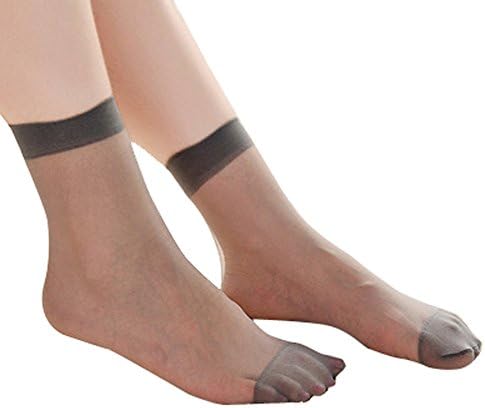 Без шоу чорапи женски свилени чорапи девојки глуждот парови ниско тенки еластични кратки ултра сечење чорапи жени 10 чорапи
