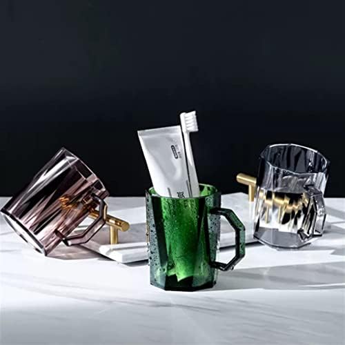 ADSRB 3 парчиња чаша за миење на устата за домаќинства, нордиска двојка миење чаша за заби четка за заби за четкичка за заби цилиндрична