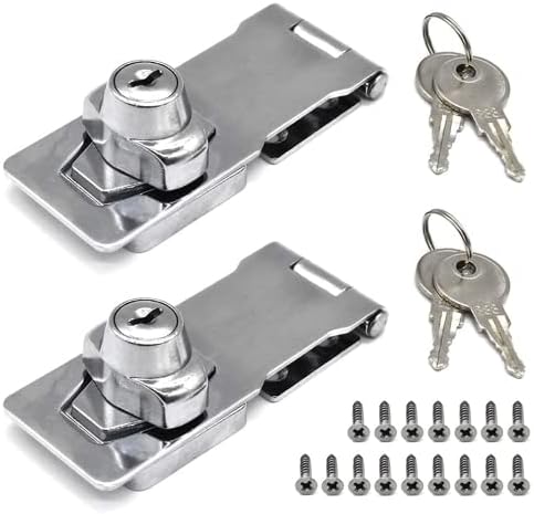 Nilorabo 2PCS клучни брави со клуч, копче за заклучување на копчето за заклучување на копчето за заклучување за заклучување на