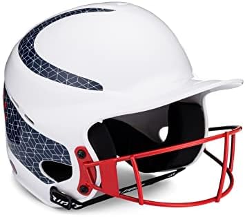 Rip-it | Визија Класик Шлемот за капење со мекобол 2.0 | Pinstripe | Лесна женска спортска опрема